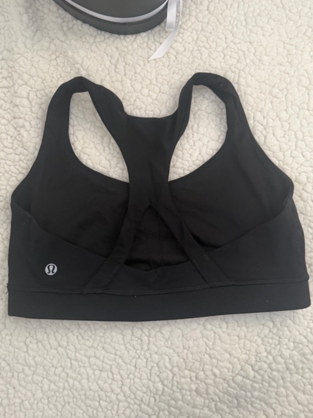 lululemon athletica Black Racerback Medium-Support Sports Bra
